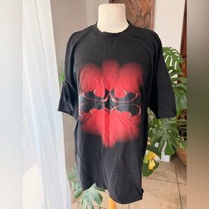 Vintage Batman Red Logo Graphic T-Shirt XL | New Old Stock | DC Comics